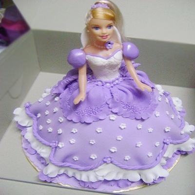 "Purple Lady Doll Cake DC11 -3kgs (Bangalore Exclusives) - Click here to View more details about this Product